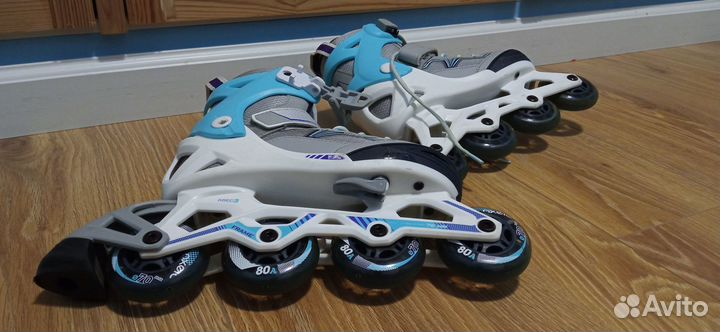 Роликовые раздвижные коньки decathlon 32-35