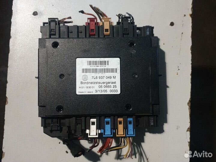 Блок управления бортовой сети фольцваген туарег 1