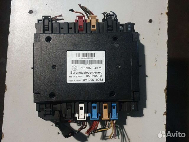Блок управления бортовой сети фольцваген туарег 1
