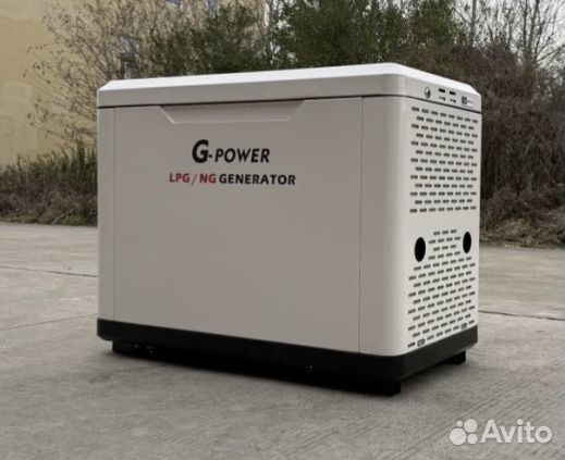 Газовый генератор 9 кВт g-power с постоянным подог