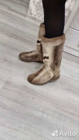 Пимы из оленя натуральные (кумус)