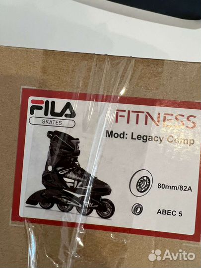 Ролики мужские прогулочные мягкие fila как новые