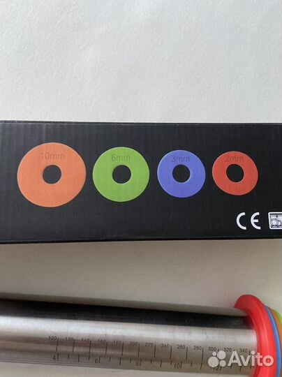 Для кондитеров Полусфера и скалка с разметкой