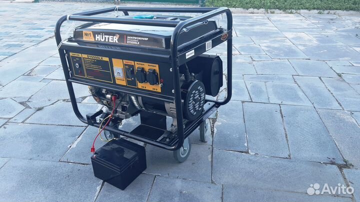 Генератор бензиновый huter DY 6500 LX электростарт