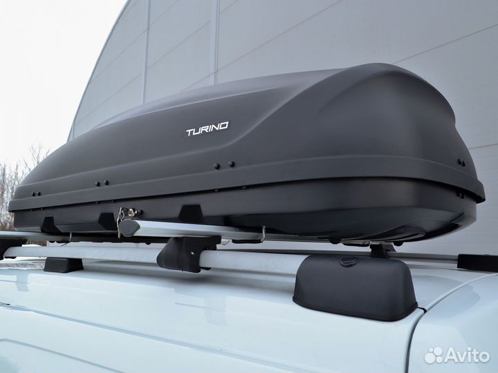 Автобокс PT group Turino 1 односторонний 410л (черный) 177х46х81см