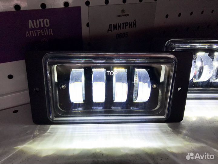 Противотуманки - птф LED ваз 2114 2110 2115 металл