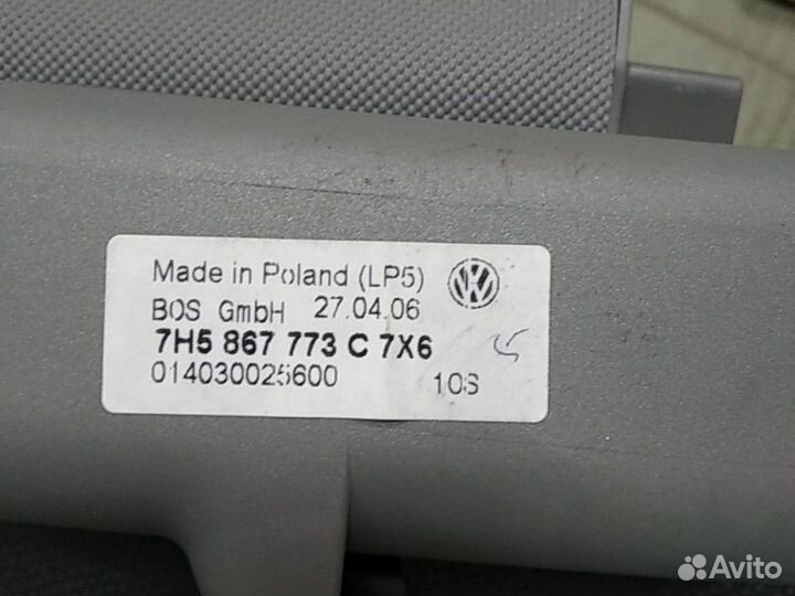 Шторка багажника на Фольксваген Т5