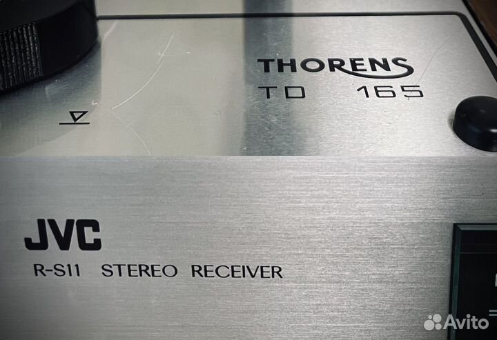 Виниловый проигрыватель thorens, JVC R-S11