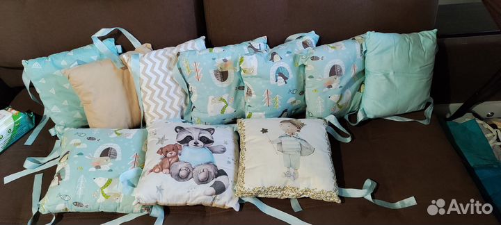 Бортики в кроватку и конверт- одеяло