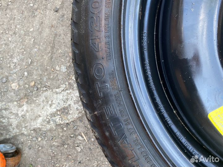 Запасное колесо докатка r15