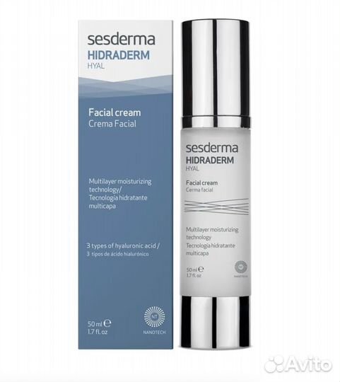 Sesderma hidraderm hyal Крем увлажняющий для лица