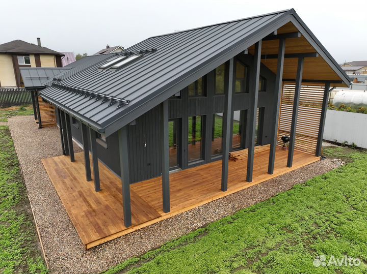 Каркасный дом 107 кв.м