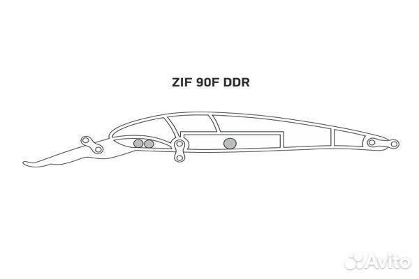 Воблер LureMax ZIF 120F DDR-123 19 г