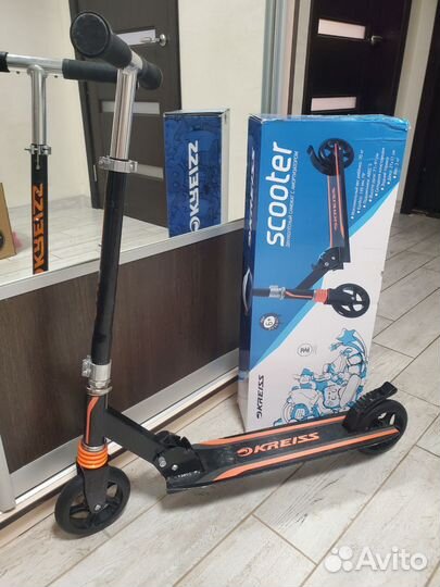 Самокат детский двухколесный бу
