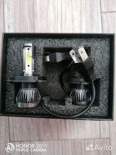 Светодиодные лампы H4 с маленьким радиатором