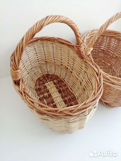 Корзина плетёная ручной работы