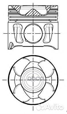 Поршень 87-136500-90 nural