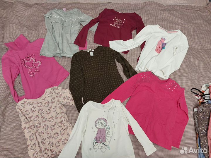 Вещи 110-116 на девочку 50шт