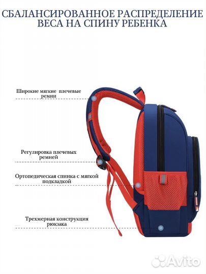 Рюкзак школьный ортопедический новый