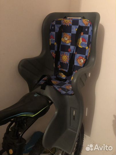 Кресло детское заднее GH-928LG для велосипедa