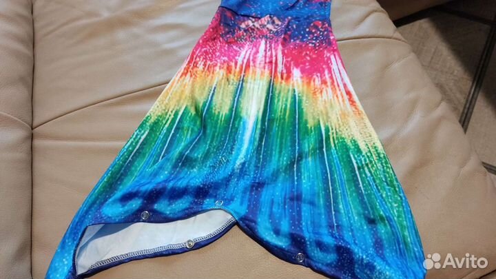 Жёлтый новый костюм русалки (разм.от 98до150см