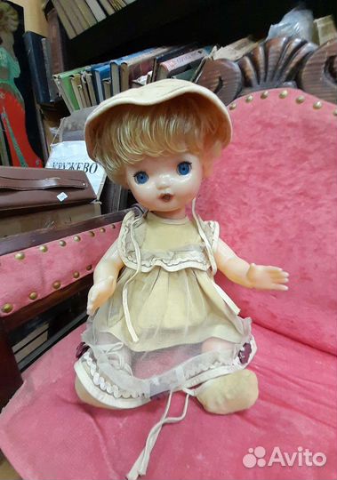 Винтажная кукла СССР Непослушная Алёнка, 46см