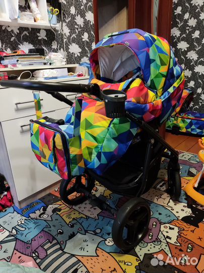 Коляска 2 в 1 adamex reggio