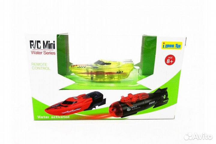Радиоуправляемый мини-катер - RC987-Yellow