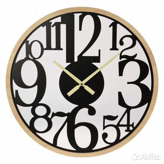 Часы настенные koopman Y36200650 d600мм черно-белы