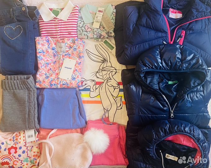 Пакет детской одежды для девочки 4-6 лет