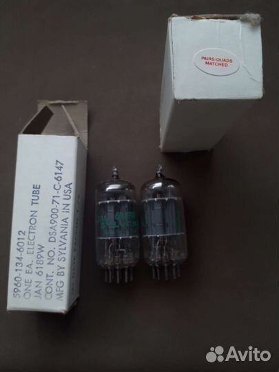 Радиолампы jan 6189w. ecc82