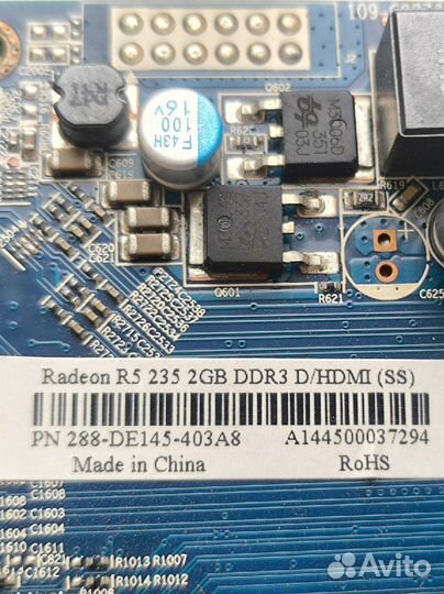 Видеокарта radeon r5 235 на 2Гб