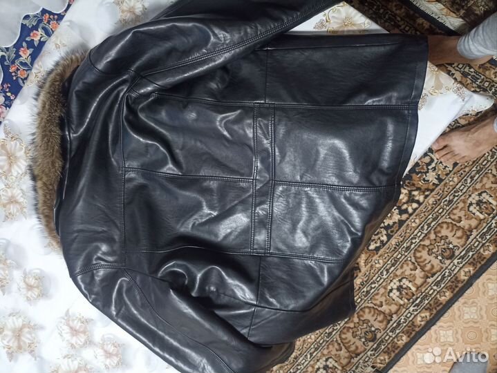 Кожаная куртка мужская
