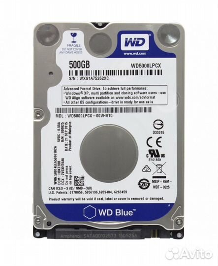 Жесткий диск 2,5 500гб