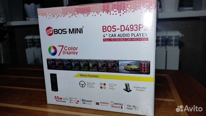 Магнитола 1 din с экраном