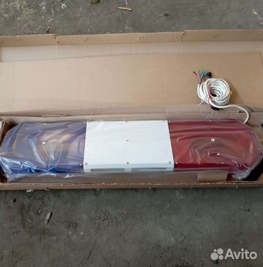 Светоакустическая панель(синий-красный)мигалка