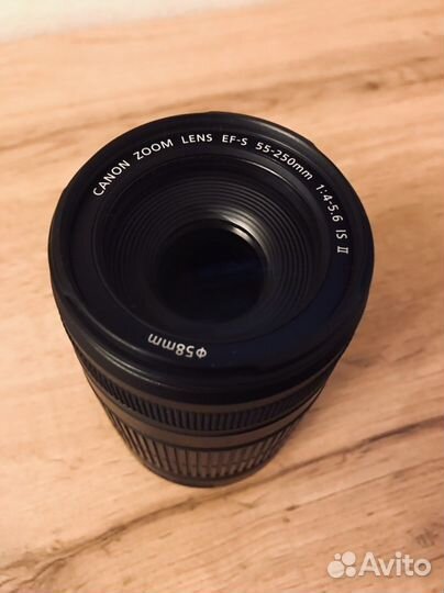 Объектив canon ef s 55-250mm macro 1.1m/3.6ft