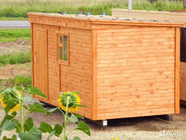 Мобильная баня 2.3х4.2м