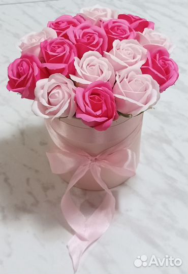 Букеты из мыльных роз в наличии