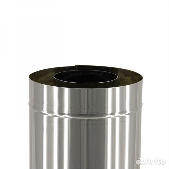 Труба-сэндвич D115/200мм L0,50м 0,5мм/0,5мм