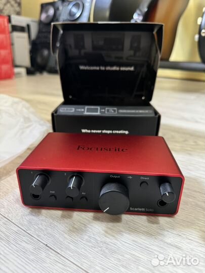 Звуковая карта Focusrite Solo 4th gen