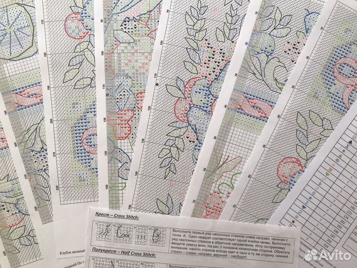 Вышивка крестом остатки набора