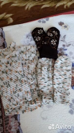 Шапки варежки шарфы