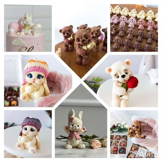 Молды для шоколада силиконовые пищевые