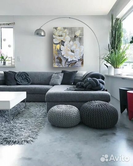 Картина для интерьера «Цветы»