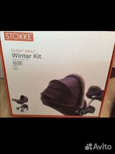 Зимний кит на коляску stokke