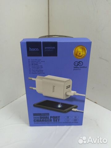 Сетевое зарядное устройство hoco Сетевое C62A Tupe