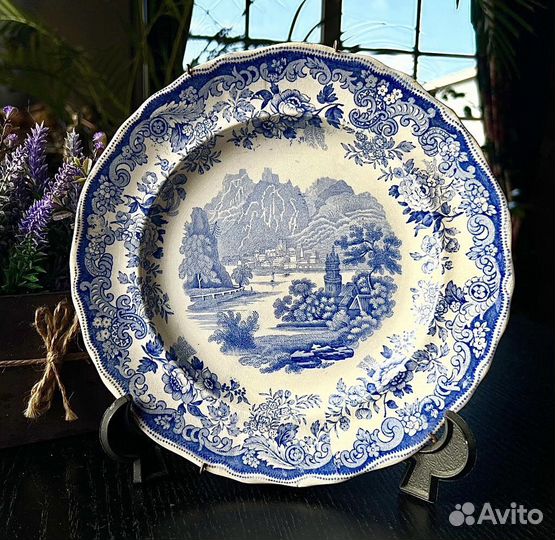 Тарелка. До 1887г. Davenport Pottery, Англия