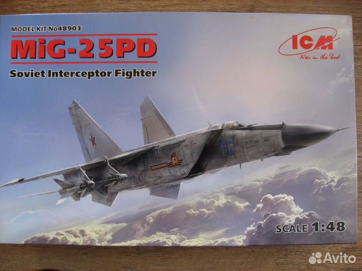 Миг-25пд ICM 1:48 + допы