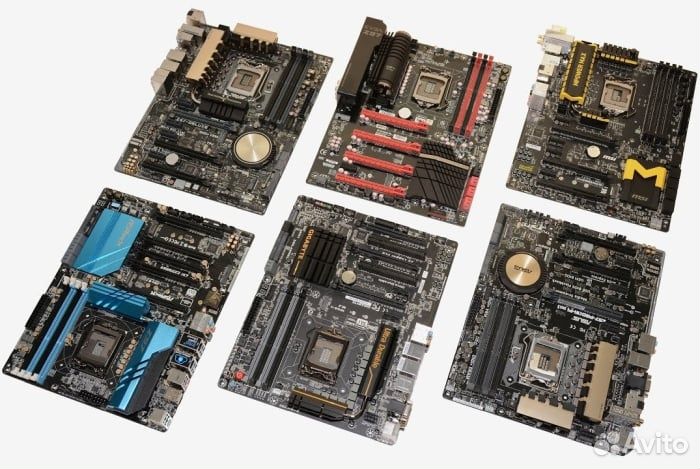 Материнские платы на сокете intel